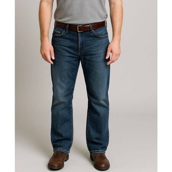 7 For All Mankind men's jeans the Slimmy SZ 33 Medium wash - Picture 1 of 8